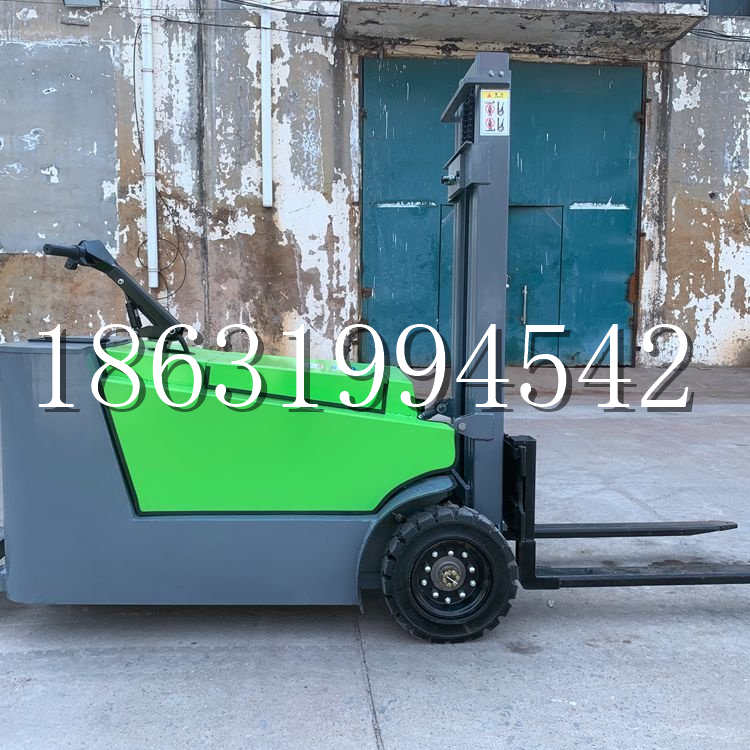 荣县小型电动叉车1吨2吨步行站驾式电瓶堆高充电装卸车液压升降车铲车
